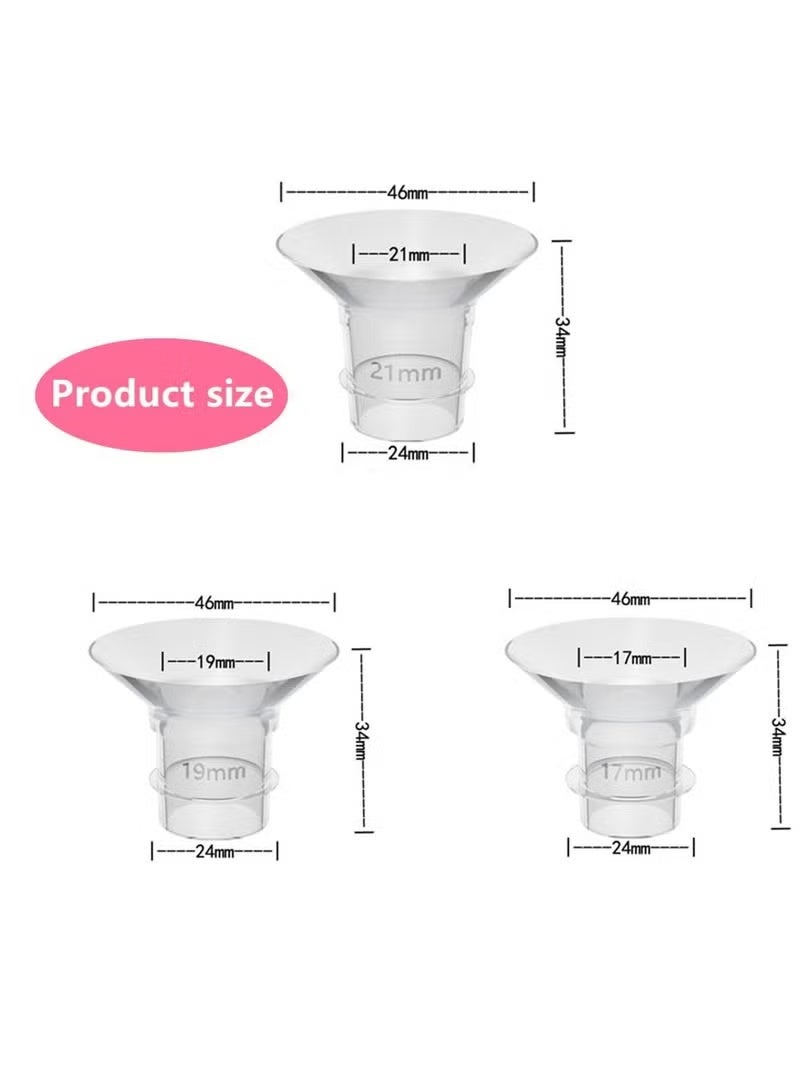 ColaBear 6 Pack Wearable Breastpumps, Wearable Breast Pump Shield, Wearable Breast Pump Accessories,17mm,19mm, 21mm - Image 2